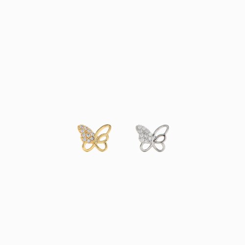Motýl zirkón - Materiál: Zlato