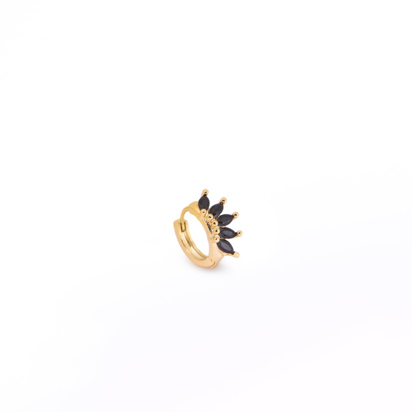 Krúžok Crown Black