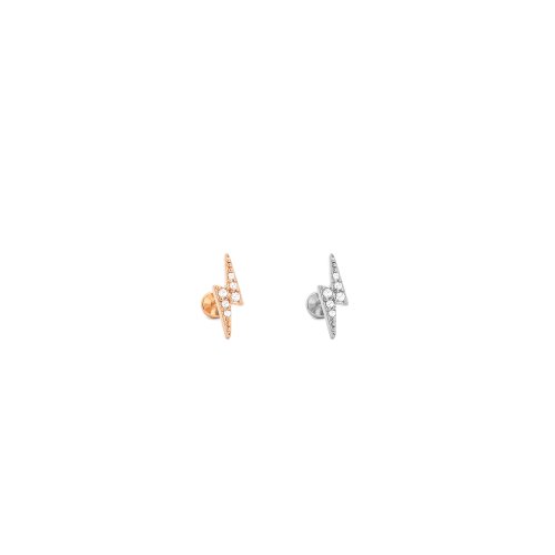 Blesk Labret Titan 6mm - materiál: Striebro