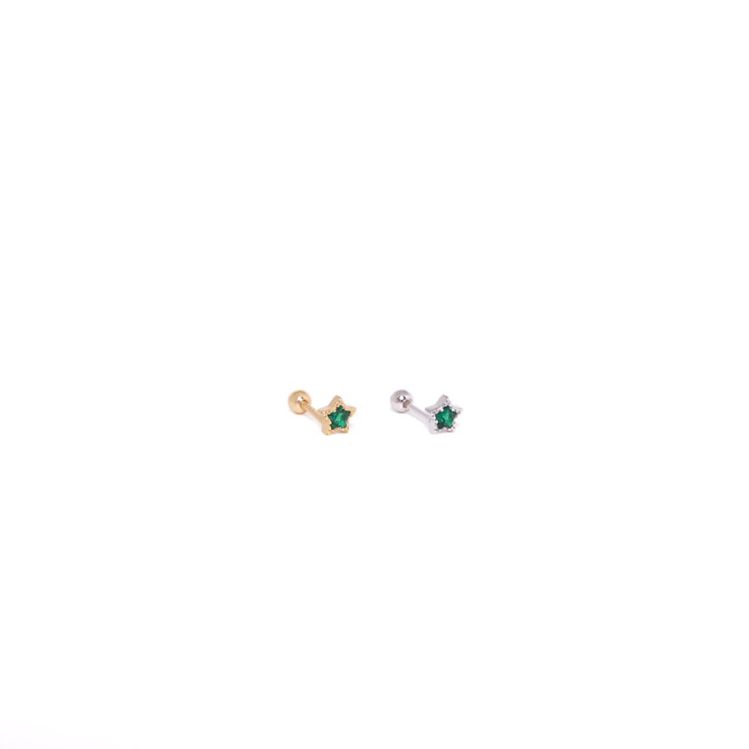Smaragd Star - materiál: Striebro