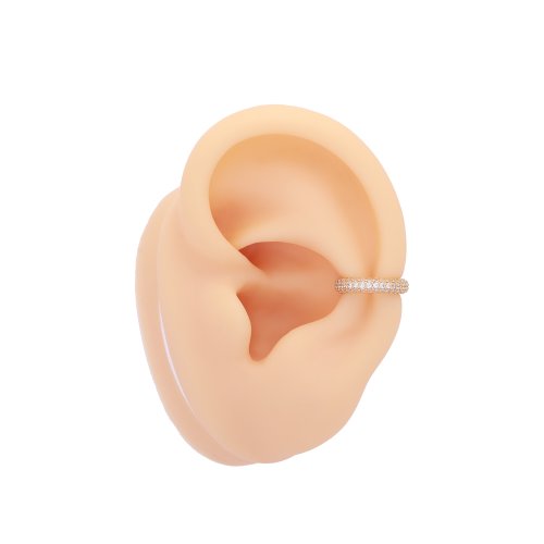 Full Zirkon Circle Fake Conch 10mm