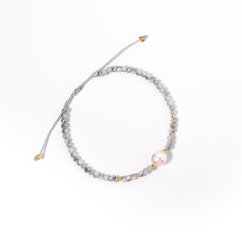 Real Bali Pearl narámoček silver