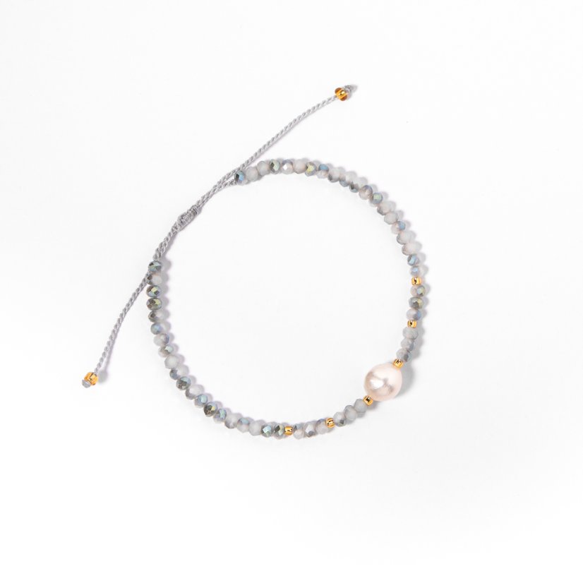 Real Bali Pearl narámoček silver