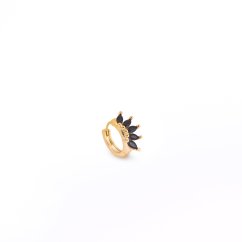 Krúžok Crown Black
