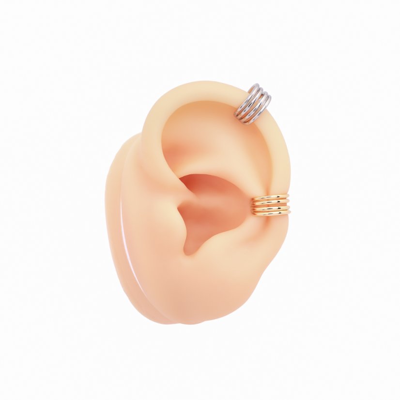 Simple Fake Conch - materiál: Striebro
